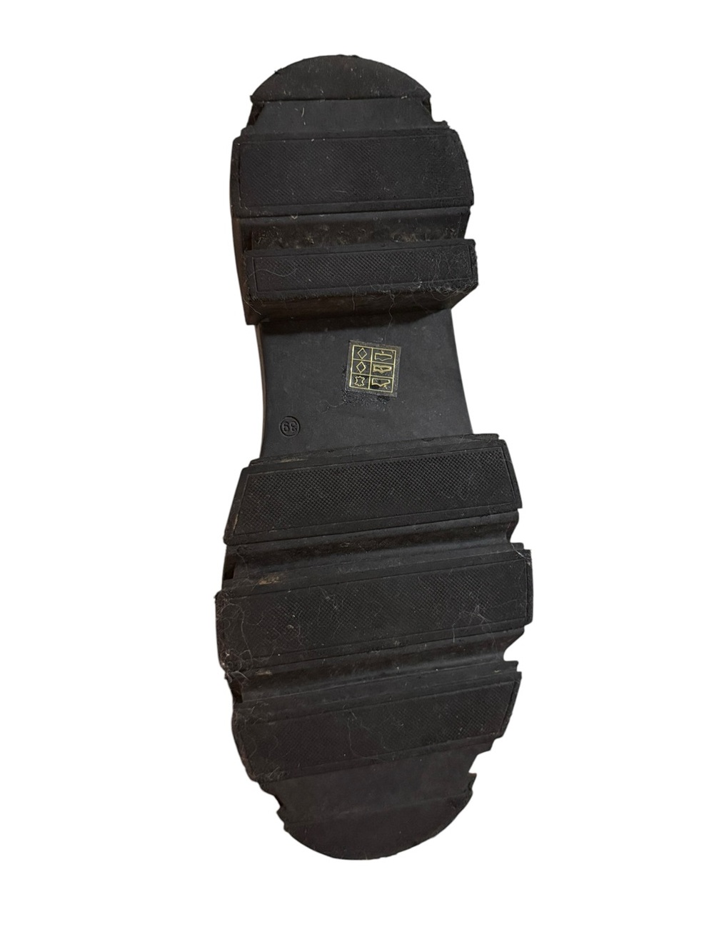 L'INTERVALLE White Chelsea Platform Combat Boots - Picture 4 of 4